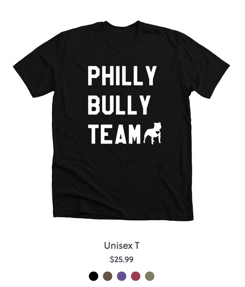 Philly Bully Team Shirt Black